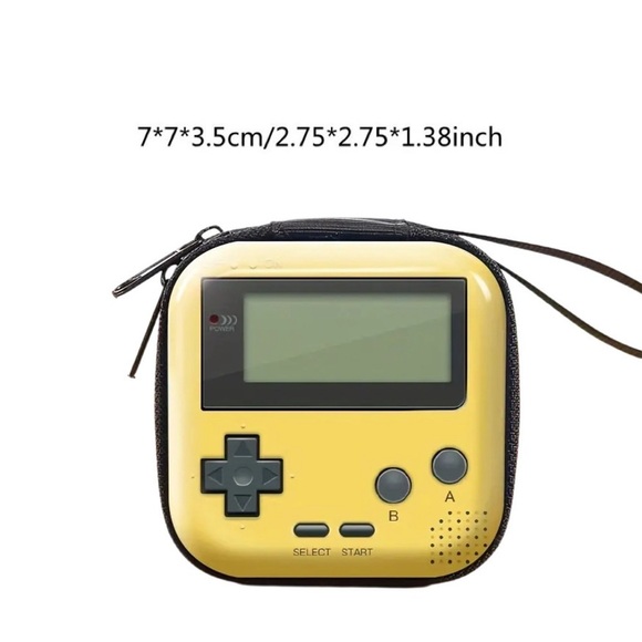 Mini Coin Purse Gameboy Print Small Retro Coin Purse Key Bag - Picture 3 of 4